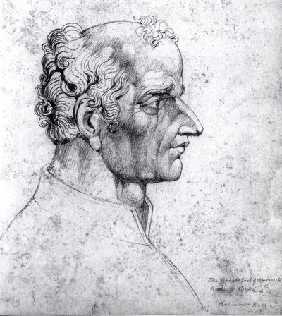 Visionary Head of The Great Earl of Warwick Richard Neville by William Blake